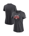 Fanatics Branded Heathered Purple Los Angeles Lakers True Classics Tri-blend T-shirt In Anthracite
