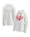 Fanatics Women's Oatmeal Detroit Red Wings True Classics Quilted Pullover Hoodie In Oatmeal