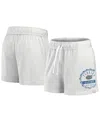 Fanatics Women's Oatmeal/white Florida Gators Win Badge Shorts In Gray