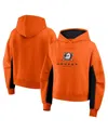 Fanatics Women's Orange Anaheim Ducks Back Check Boxy Hoodie In Orange