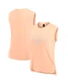 Fanatics Women's Orange Michigan Wolverines Studio Gym Tank Top In Orange