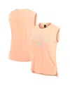 Fanatics Women's Orange Michigan Wolverines Studio Gym Tank Top In Orange