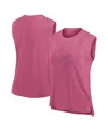 Fanatics Women's Pink Kansas City Chiefs Studio Embrace Tank Top In Pink