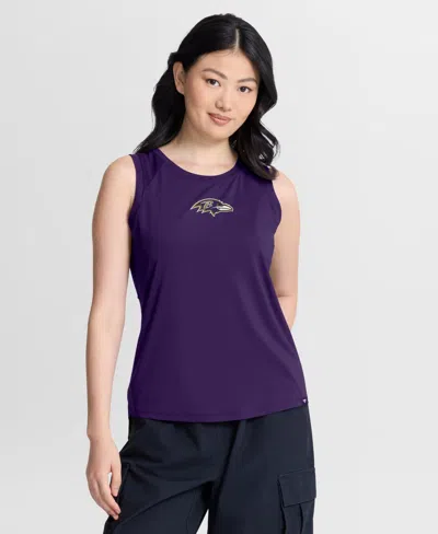 Fanatics Women's Purple Baltimore Ravens Draped Meshâ Back Performance Tank Top