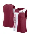 Fanatics Women's Red Atlanta United Fc Script Colorblock Tank Top In Red