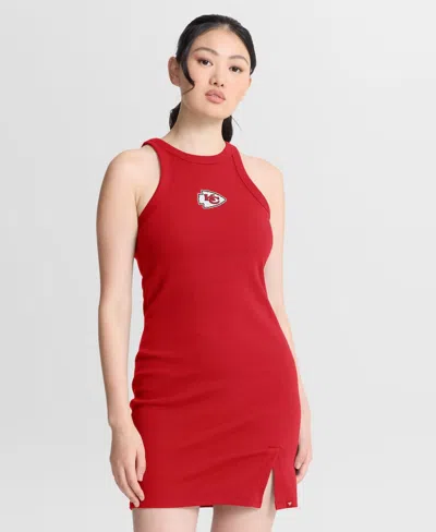 Fanatics Women's Red Kansas City Chiefs Push Beyond Tri-blend Ribbed Sleeveless Dress