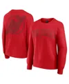 Fanatics Women's Red New Jersey Devils Elements Flow Pullover Sweatshirt In Red