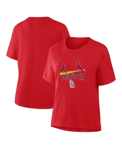 Fanatics Women's Red St. Louis Cardinals Lockup Legacy T-shirt