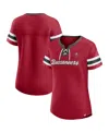 Fanatics Branded Cardinal Arizona Cardinals Original State Lace-up T-shirt In Red