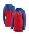 Fanatics Women's Red/royal Buffalo Bills Script Full-zip Hoodie In Red,royal