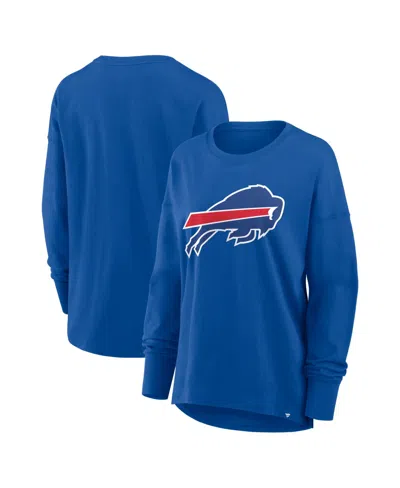 Fanatics Women's Royal Buffalo Bills Essential Long Sleeve T-shirt In Blue