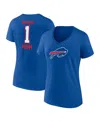 Fanatics Women's Royal Buffalo Bills Mother's Day V-neck T-shirt In Royal