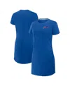 Fanatics Women's Royal Buffalo Bills Relaxed Fit Drape Dress In Royal