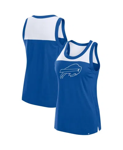 Fanatics Women's Royal Buffalo Bills Sequin Tank Top In Royal,white