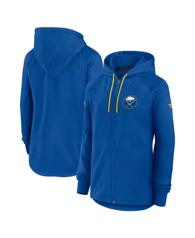 Fanatics Women's Royal Buffalo Sabres Authentic Pro Rink Fleece Full-zip Jacket