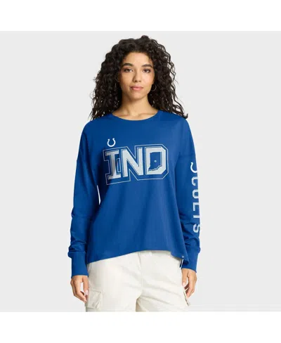 Fanatics Women's Royal Indianapolis Colts Hometown Legacy Long Sleeve T-shirt In Blue