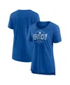 Fanatics Women's Royal Kentucky Wildcats True Classics Break It Down Tri-blend T-shirt In Royal