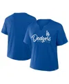 Fanatics Women's Royal Los Angeles Dodgers Fan Fave Stadium Slub T-shirt In Royal