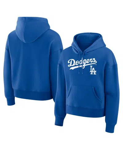 Fanatics Women's Royal Los Angeles Dodgers Lockup Legacy Fleece Hoodie In Blue