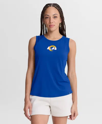Fanatics Women's Royal Los Angeles Rams Draped Meshâ Back Performance Tank Top In Blue