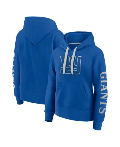 Fanatics Women's Royal New York Giants Elements Next Pullover Hoodie In Blue