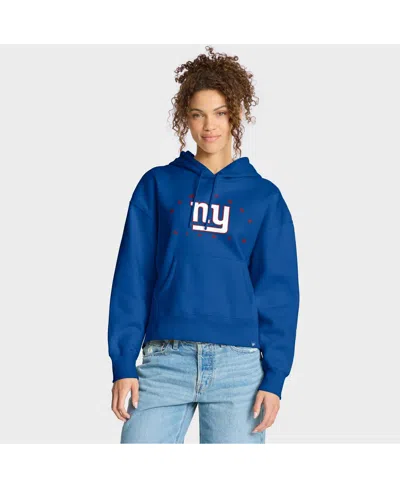Fanatics Women's Royal New York Giants Eligible Receiver Legacy Pullover Hoodie In Blue