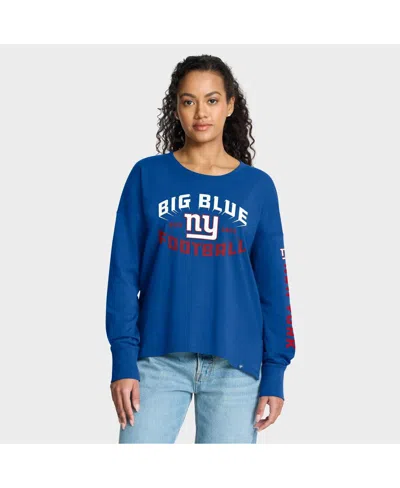 Fanatics Women's Royal New York Giants Hometown Legacy Long Sleeve T-shirt In Blue