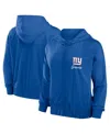 Fanatics Women's Royal New York Giants Script Lock Full-zip Hoodie In Blue