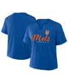 Fanatics Branded Royal New York Mets 2022 Postseason Locker Room V-neck T-shirt In Royal