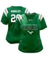 Fanatics Women's Saquon Barkley Kelly Green Philadelphia Eagles Plus Size Name Number Raglan Lace V-neck T-sh In Green