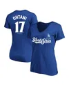 Fanatics Women's Shohei Ohtani Royal Los Angeles Dodgers 2025 World Series Plus Size Name Number T-shirt In Blue