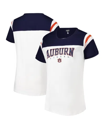 Fanatics Women's White Auburn Tigers Plus Size Winning Gear T-shirt In Multi