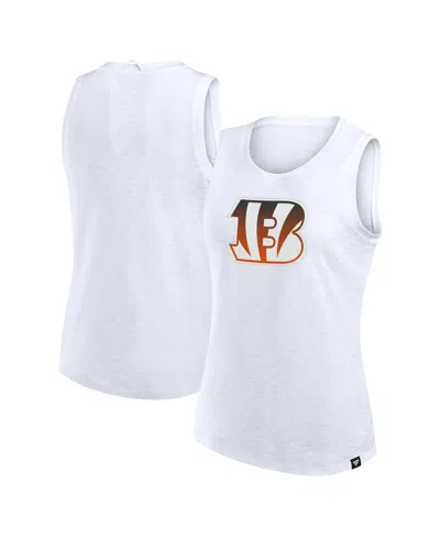 Fanatics Women's White Cincinnati Bengals Slub Tank Top