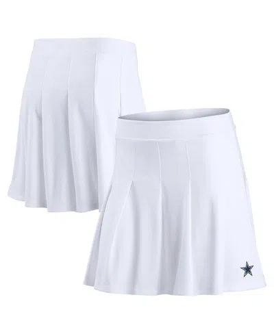 Fanatics Women's White Dallas Cowboys Primary Logo Tennis Shorts