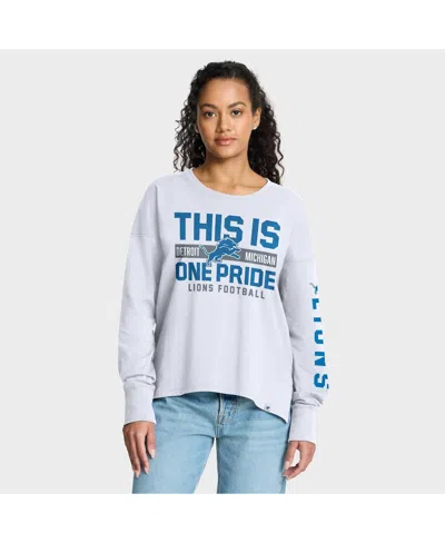Fanatics Women's White Detroit Lions Hometown Legacy Long Sleeve T-shirt