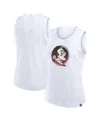 Fanatics Women's White Florida State Seminoles Activate Slub Tank Top In White