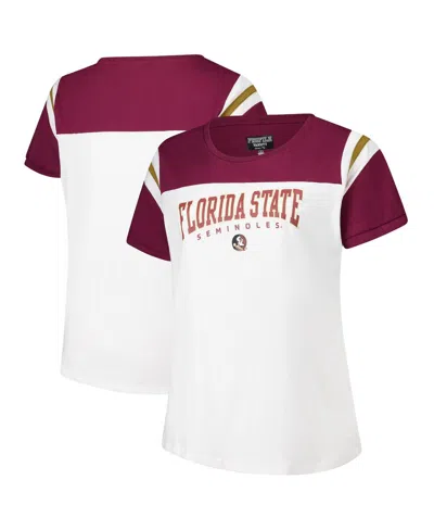Fanatics Women's White Florida State Seminoles Plus Size Winning Gear T-shirt