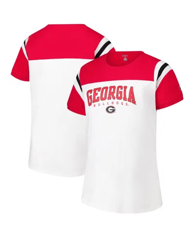Fanatics Women's White Georgia Bulldogs Plus Size Winning Gear T-shirt
