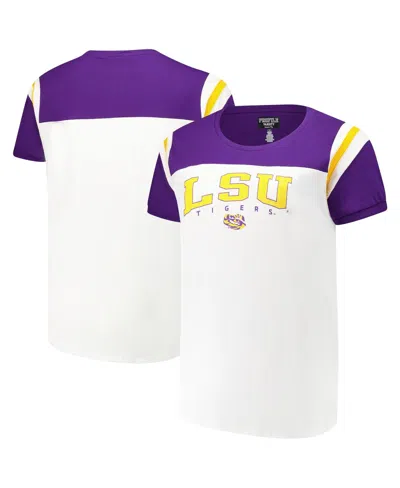 Fanatics Women's White Lsu Tigers Plus Size Winning Gear T-shirt