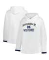 Fanatics Women's White Notre Dame Fighting Irish Plus Size Pullover Hoodie In White