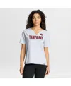Fanatics Women's White Tampa Bay Buccaneers Redzone Slub Boxy T-shirt In White