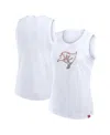 Fanatics Women's White Tampa Bay Buccaneers Slub Tank Top In White