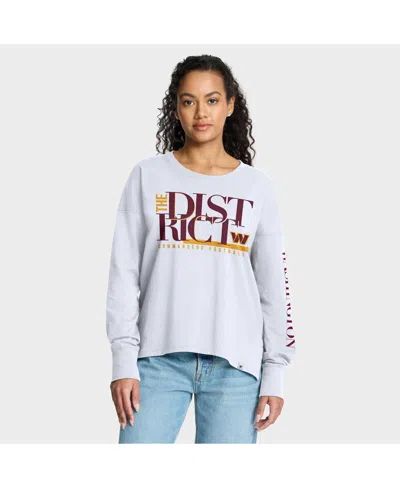 Fanatics Women's White Washington Commanders Hometown Legacy Long Sleeve T-shirt