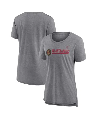 Fanatics Women'sâ Heather Gray Atlanta United Fc Goalkeeper Tri-blend T-shirt