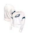 Fanatics Women'sâ White Philadelphia Eagles Plus Size Fleece Pullover Sweatshirt In White