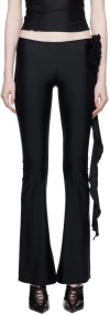 Fancì Black 'the Gun' Trousers In Black