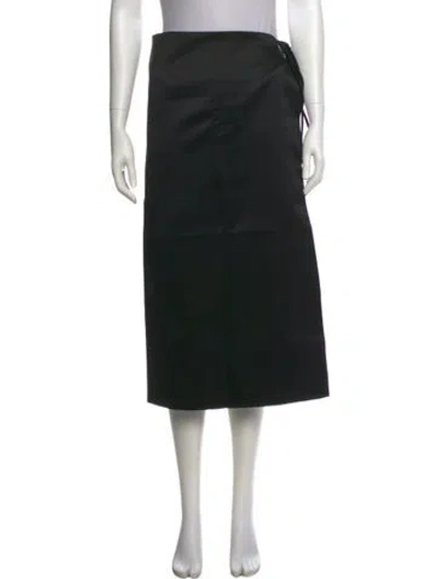Pre-owned Fancì Club Midi Length Skirt In Black