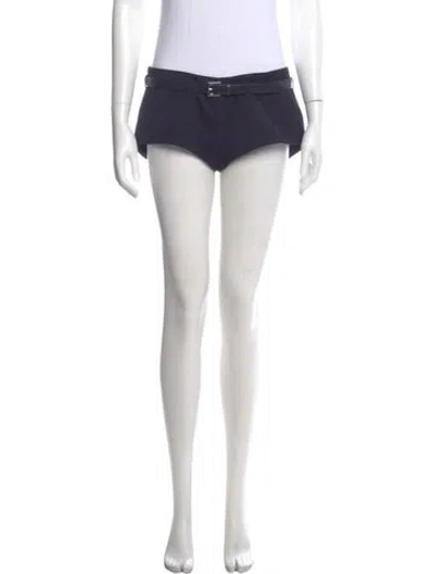 Pre-owned Fancì Club Mini Shorts In Black