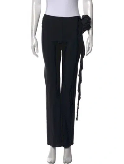 Pre-owned Fancì Club Wide Leg Pants In Black