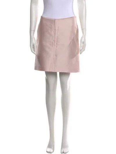 Pre-owned Fancì Club Wool Mini Skirt In Pink
